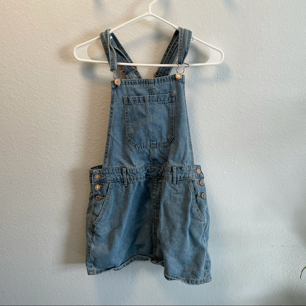 Forever 21 denim romper dress